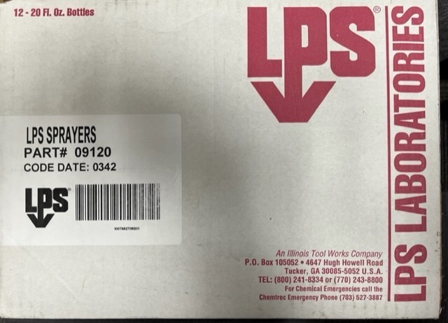 LPS Laboratories Inc., Trigger Spray Bottle, 20 oz, 11″H (P/N: 09120) 4 Ea