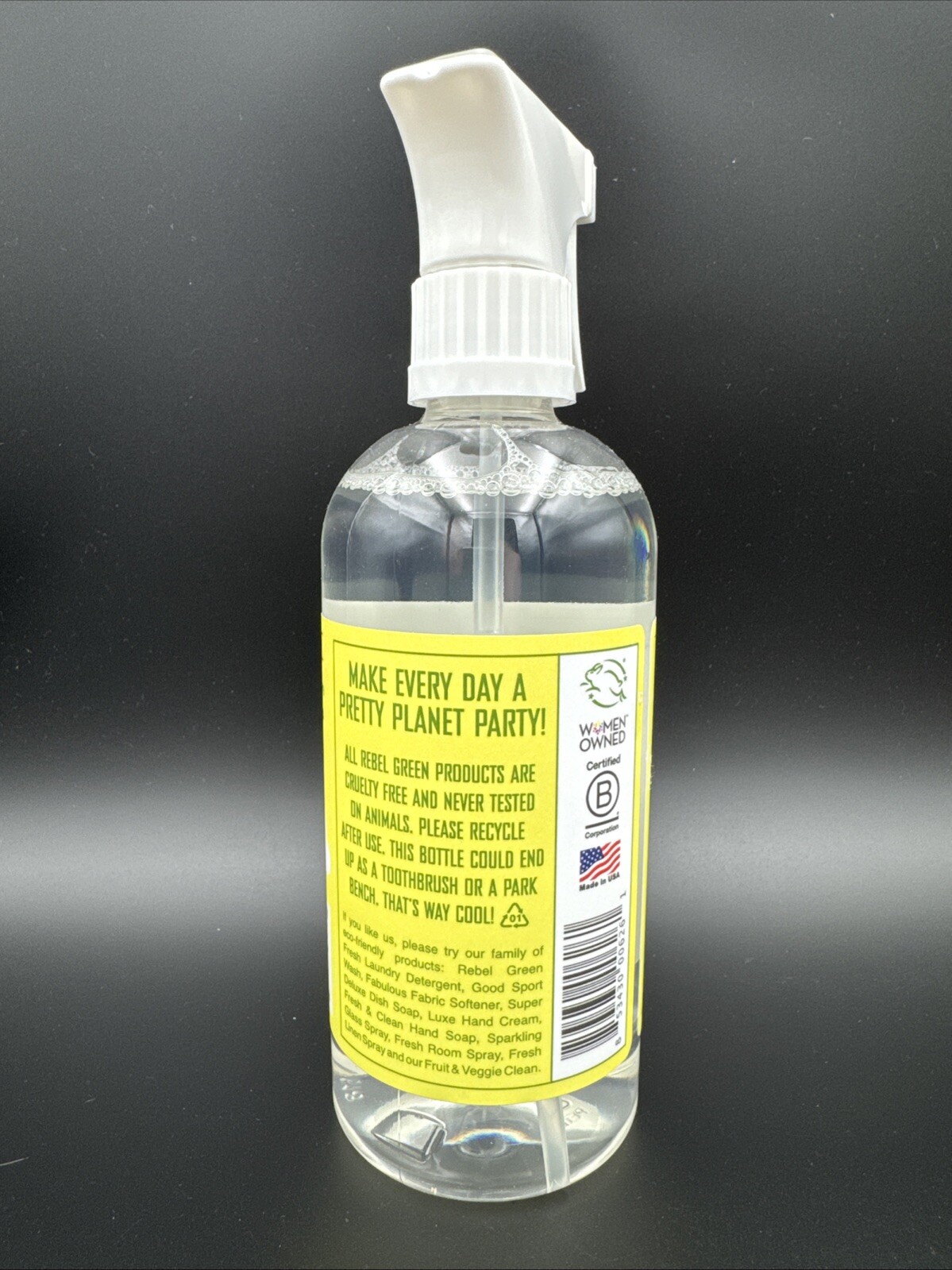 NEW All Purpose Spray Peppermint & Lemon 16oz Plant Based Planet Friendly Vegan
