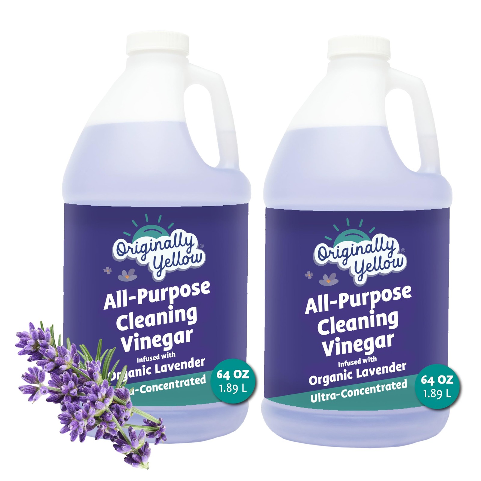 Originally Yellow Lavender White Vinegar For Cleaning Purpose | USA Made All …