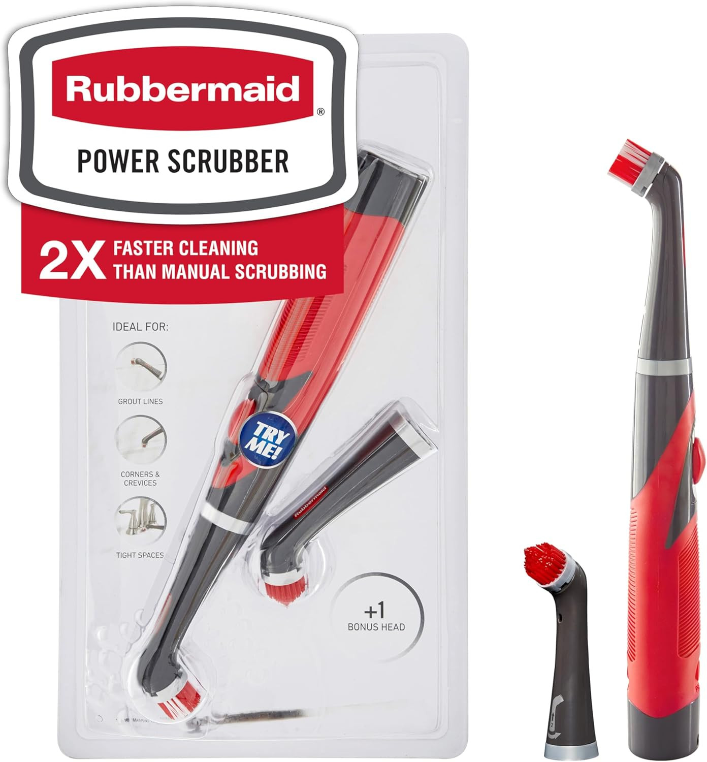 Cordless Electric Battery Powered Scrub Brush for Home/Kitchen/Bathroom/Grout/Ti