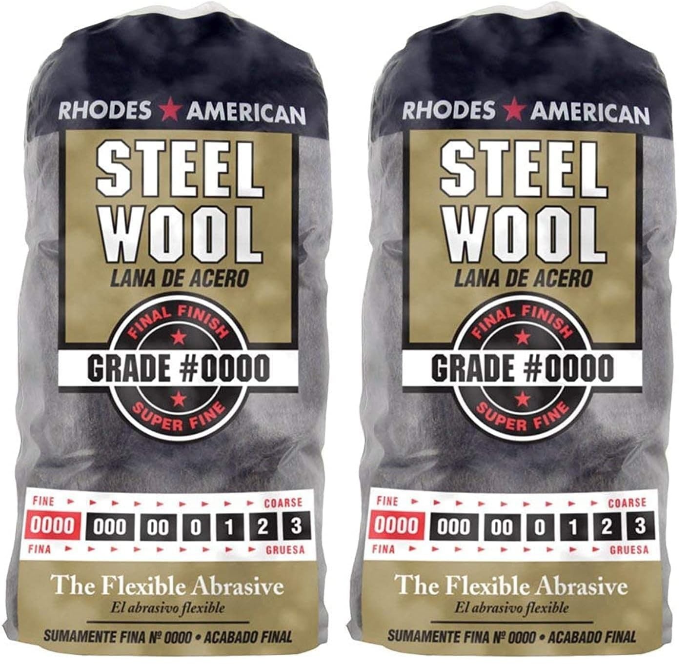 Homax Super Fine Steel Wool #0000 – 24 Pads Total for Polishing & Refinishing