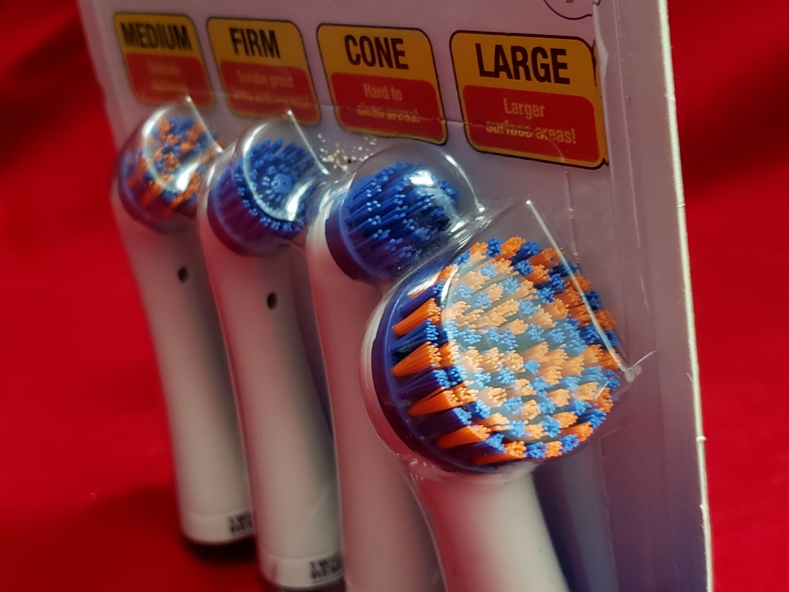 Sonic Scrubber Bathroom Power Cleaner Interchangeable Brushes (Brand New Sealed)