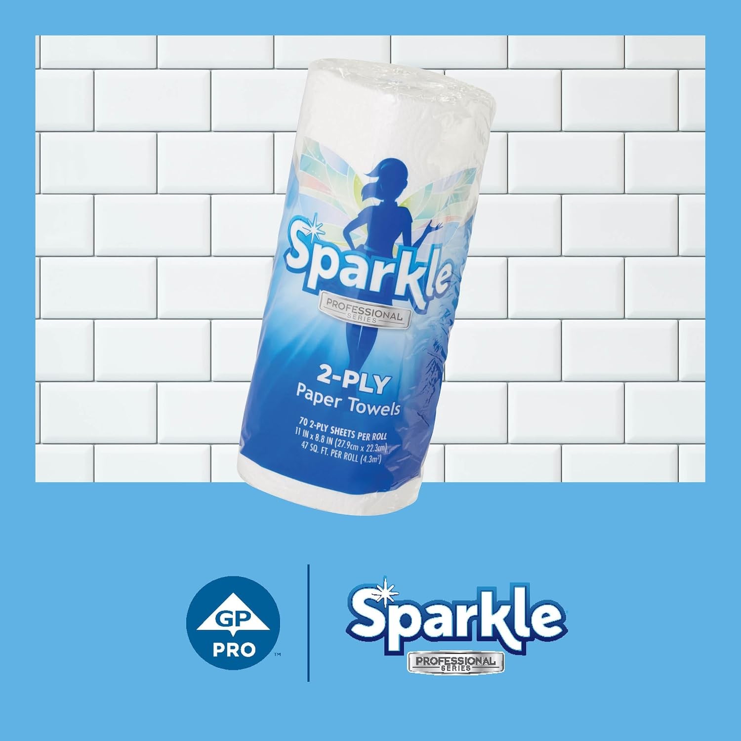 Georgia-Pacific Sparkle Professional Series 2-Ply Perforated Kitchen Paper Tow