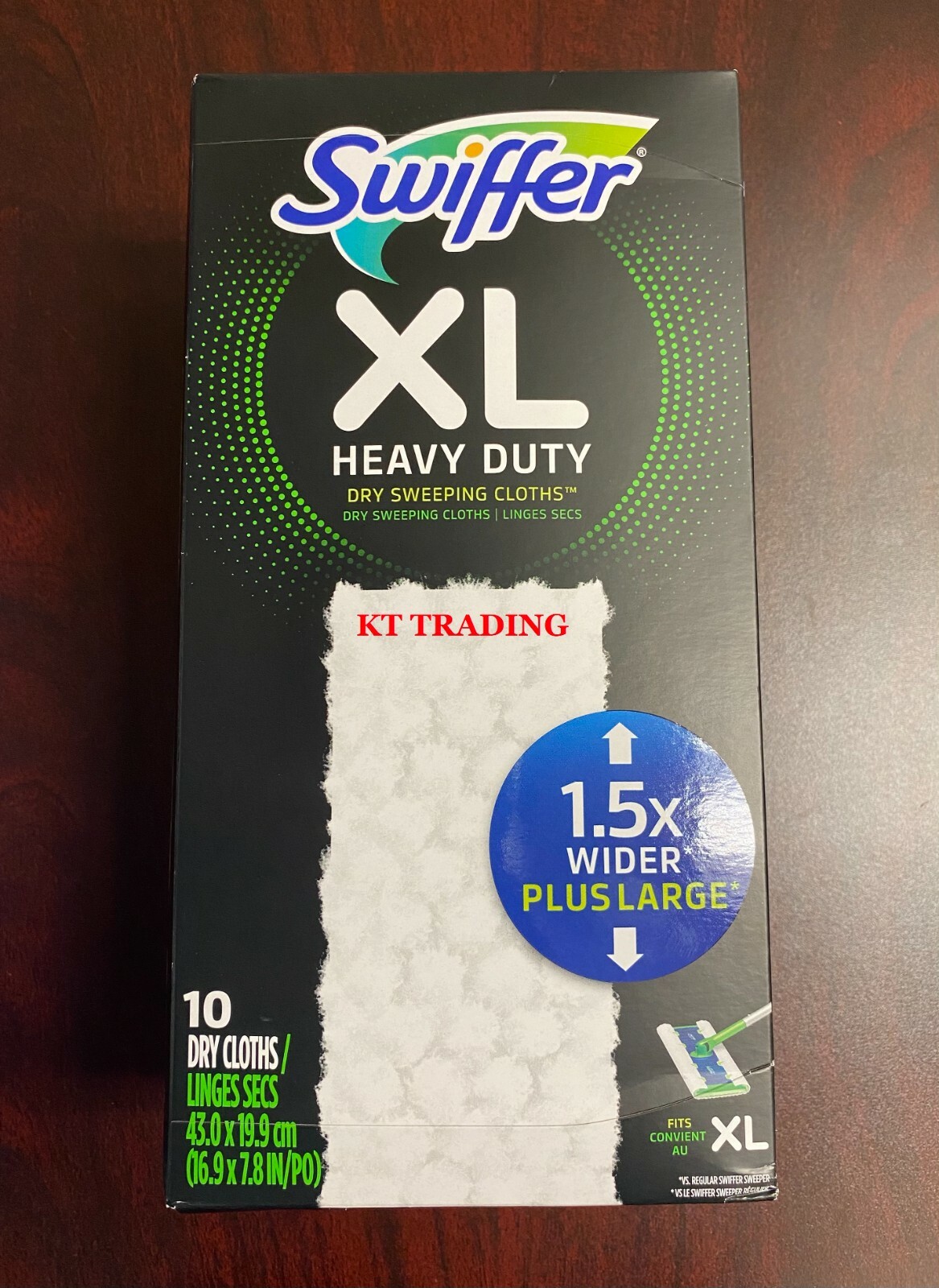 Swiffer XL HEAVY DUTY Dry Sweeping Cloths Pad Refills ~ All Types of Floor ~10ct