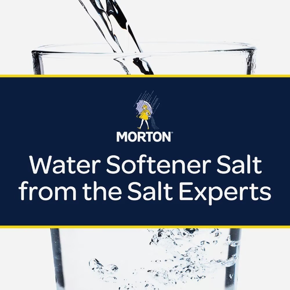 Water Softener Salt Pellets Clean and Protect System 40 lb Bag
