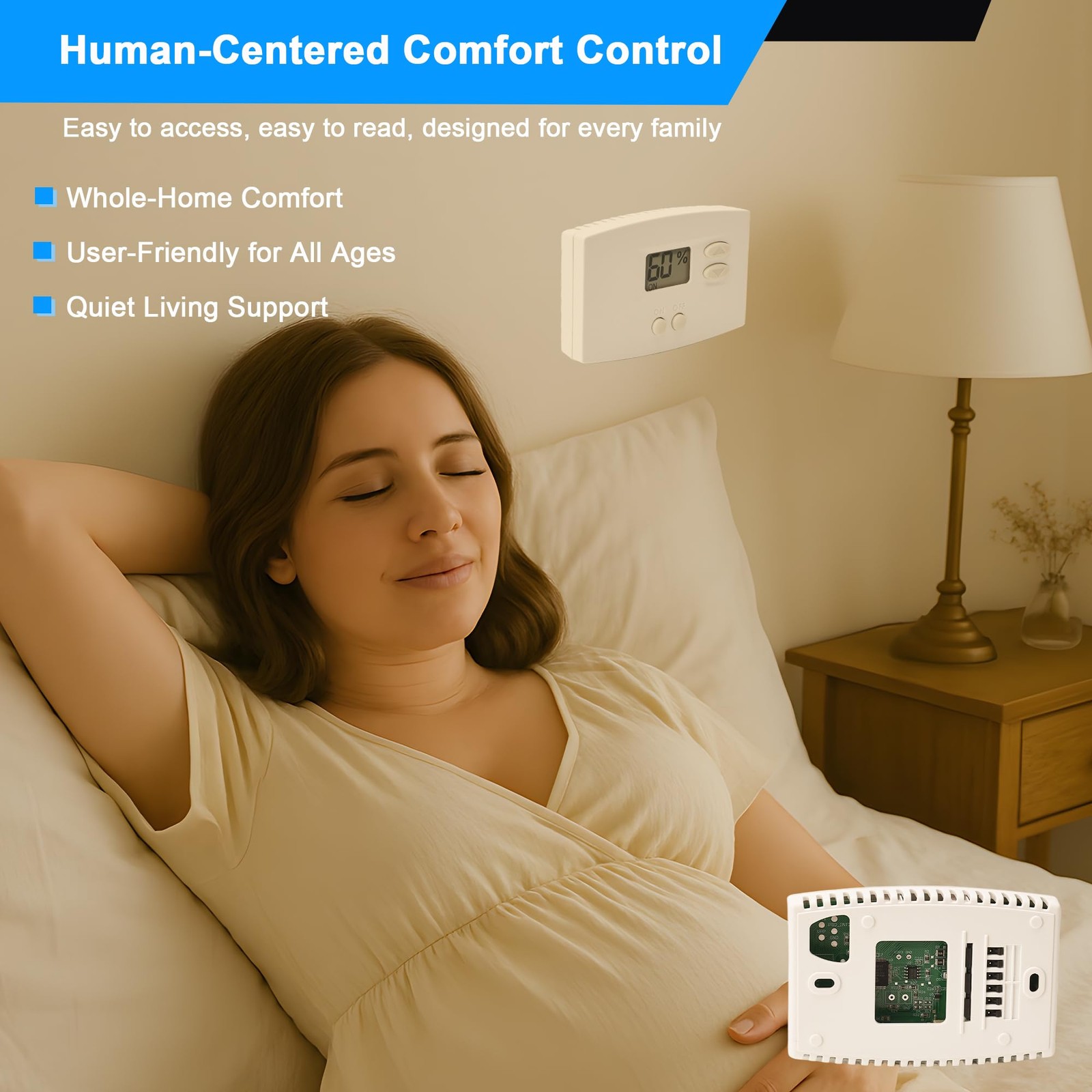 “Wall-Mounted Digital Dehumidifier Control for 1800 & E-Series 24VAC”