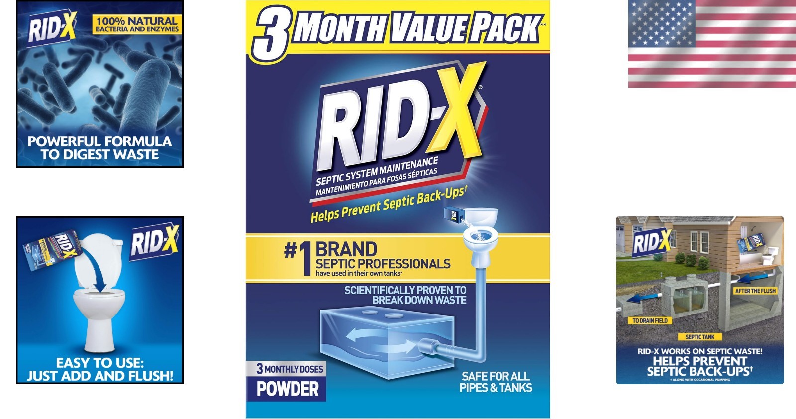 Dual-Action Septic Treatment Powder – 3 Supply, 29.4 Oz for Effective Care