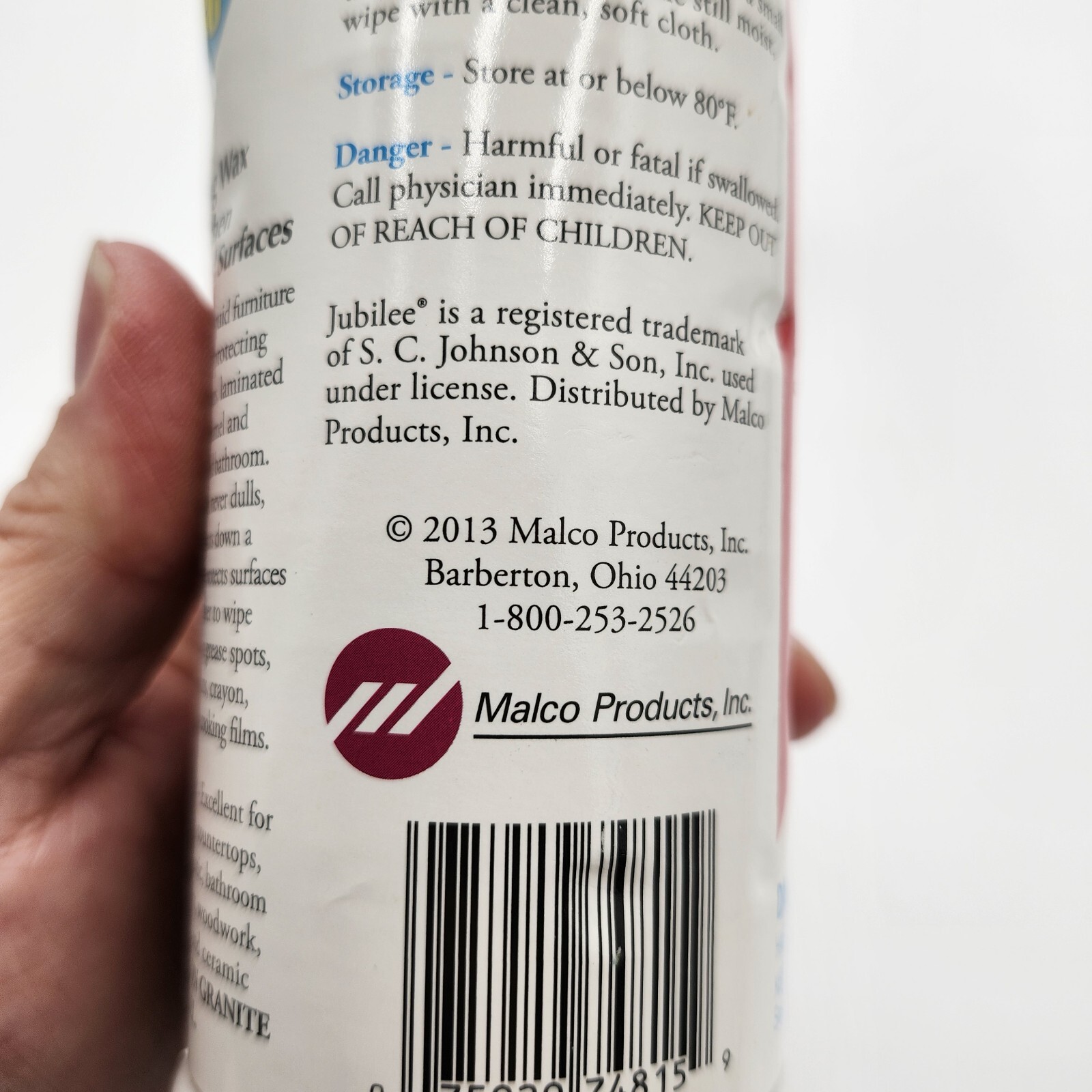 NEW LOT Jubilee Kitchen Wax by Malco Products – 15 Fl. Oz. (Pack of 2)