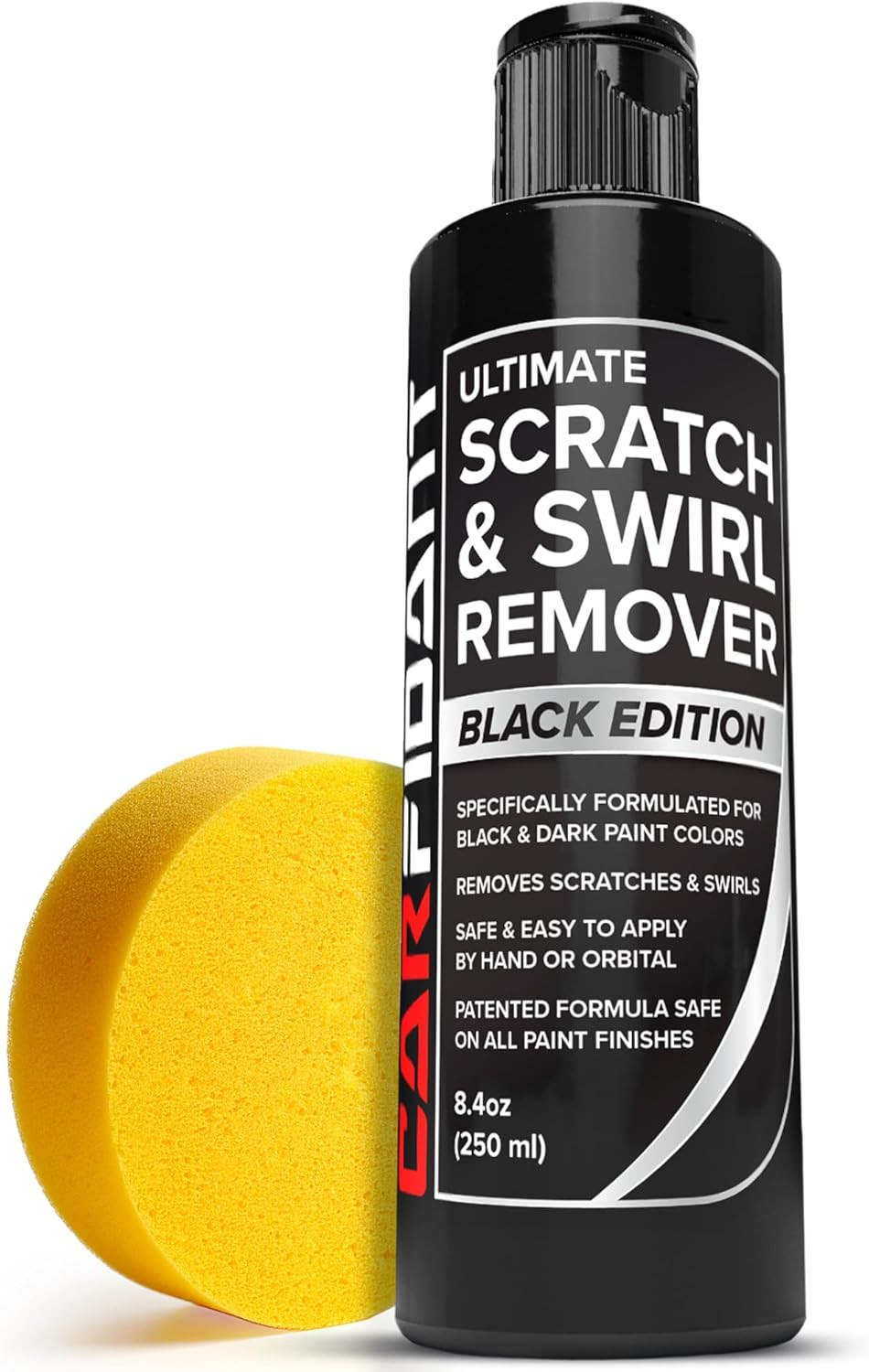 Carfidant Black Scratch and Swirl Remover – Car Scratch Remover for Paint Scratc