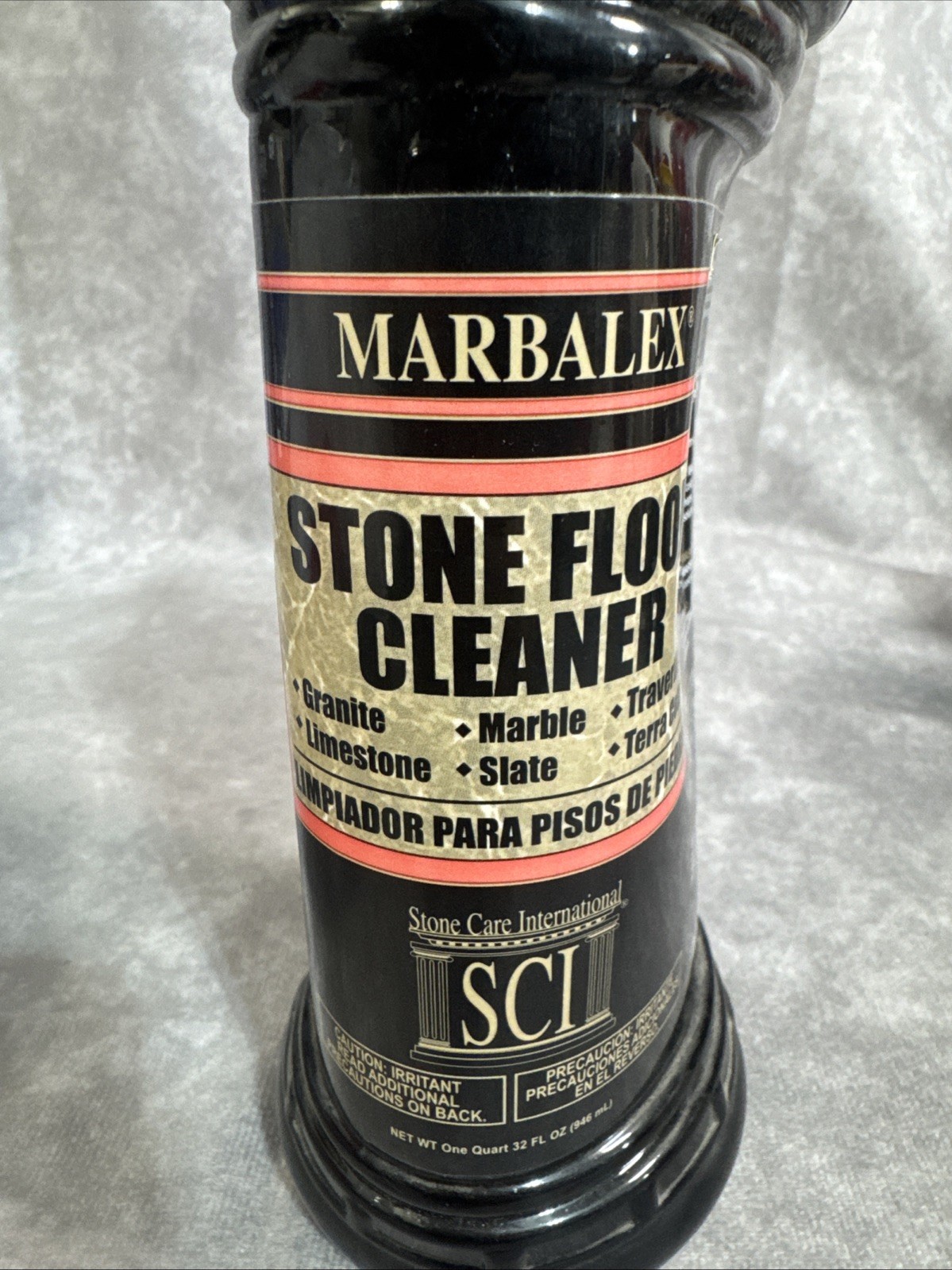 Marbalex 32oz SCI Stone Care International Floor Cleaner Marble Granite New