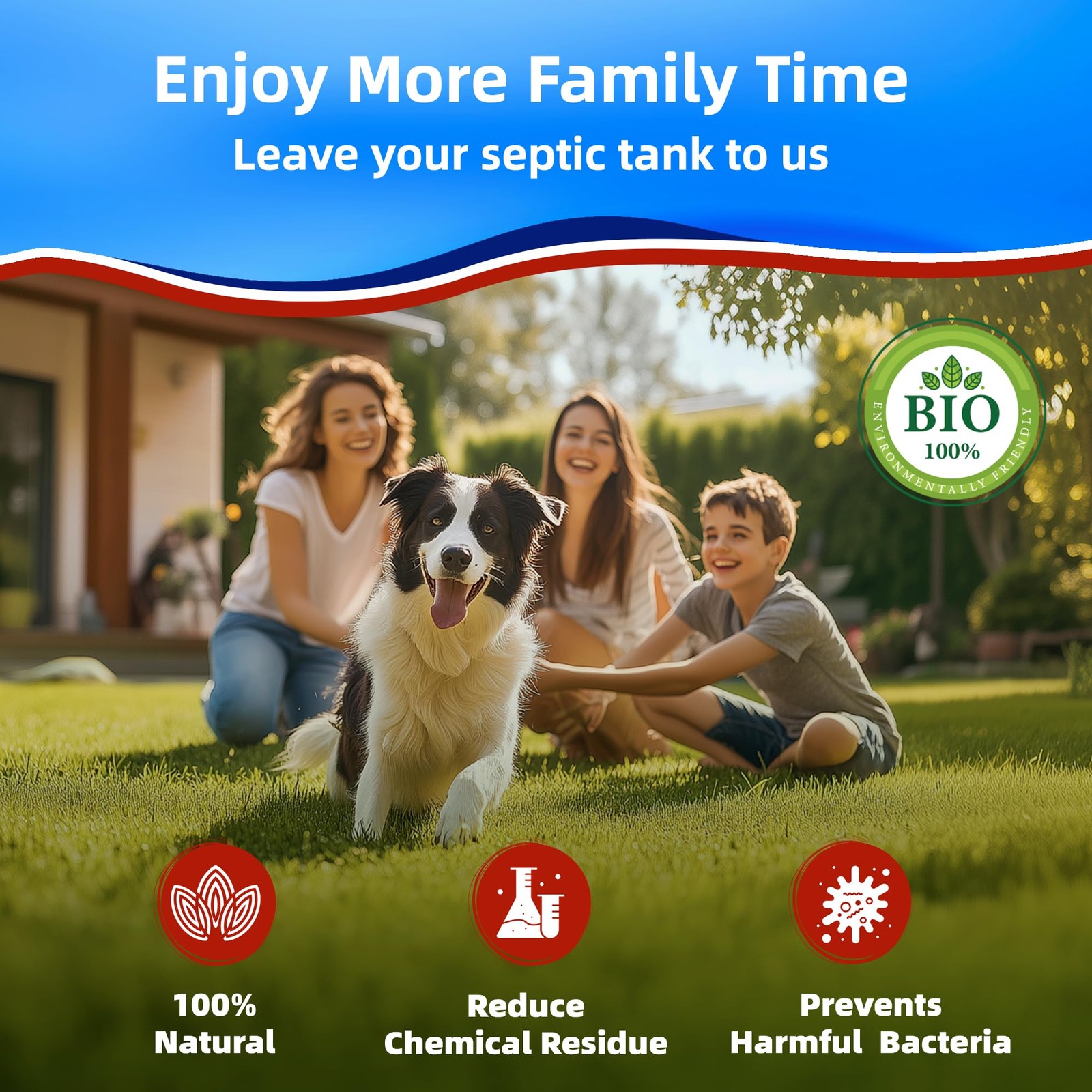 Septic Tank Treatment Pods – 12 Pcs for 1-Year Supply | Beneficial Bacteria &