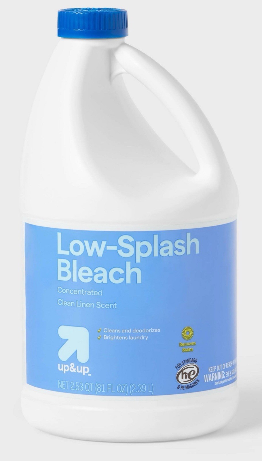 (4 pack) Up up Low-Splash Bleach, Linen Or Lavender Scent, 81 fl oz Or Mix Match