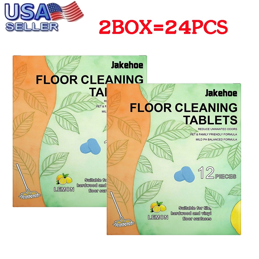 24 Pieces Floor Cleaning Tablets – Powerful Floor Cleaner Cleaning Tablets US