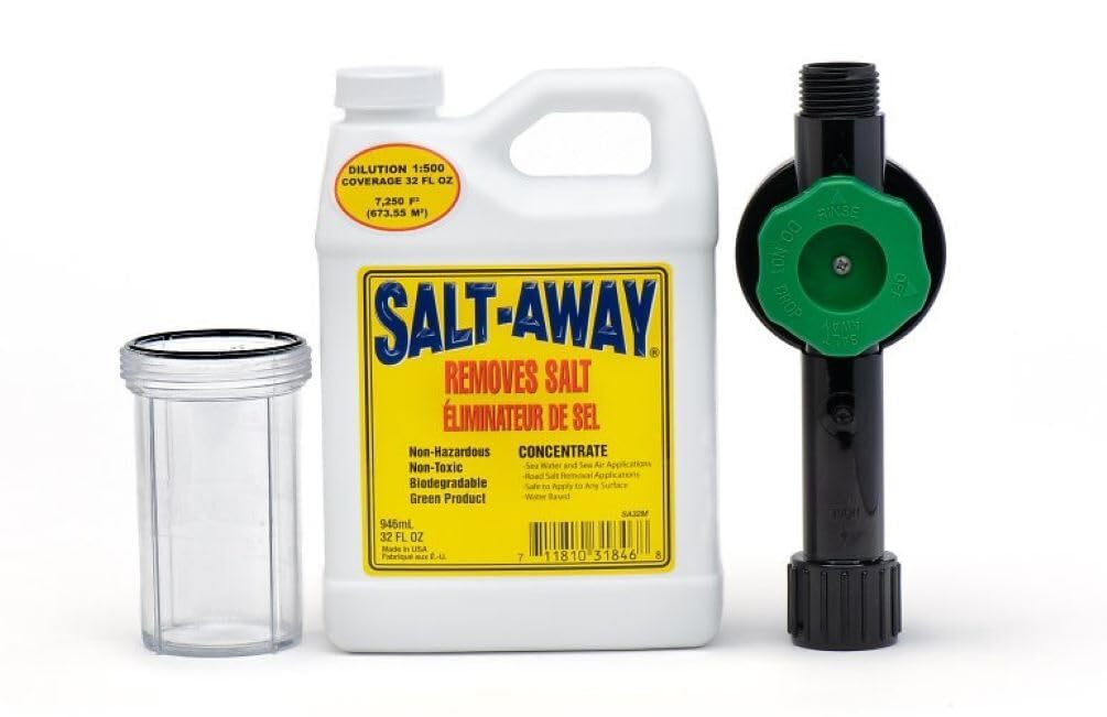 Salt Away SA32M Concentrate Kit with Mixing Unit Salt Removing Cleanser 32 Fl.