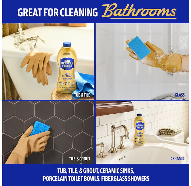 BAR KEEPERS FRIEND Liquid Cleanser All-Purpose Cleaner – 26 oz