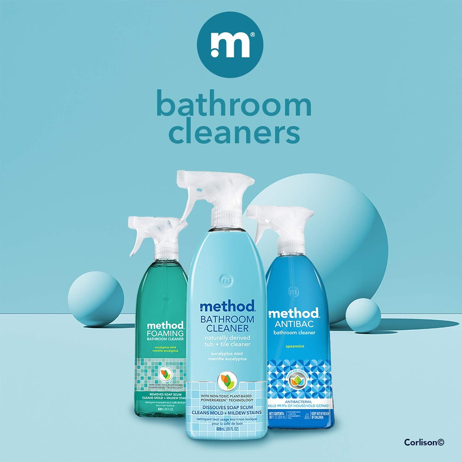 Foaming TUB+TILE CLEANER, Eucalyptus Mint, 28 Ounce, 1 Pack, Packaging May Vary