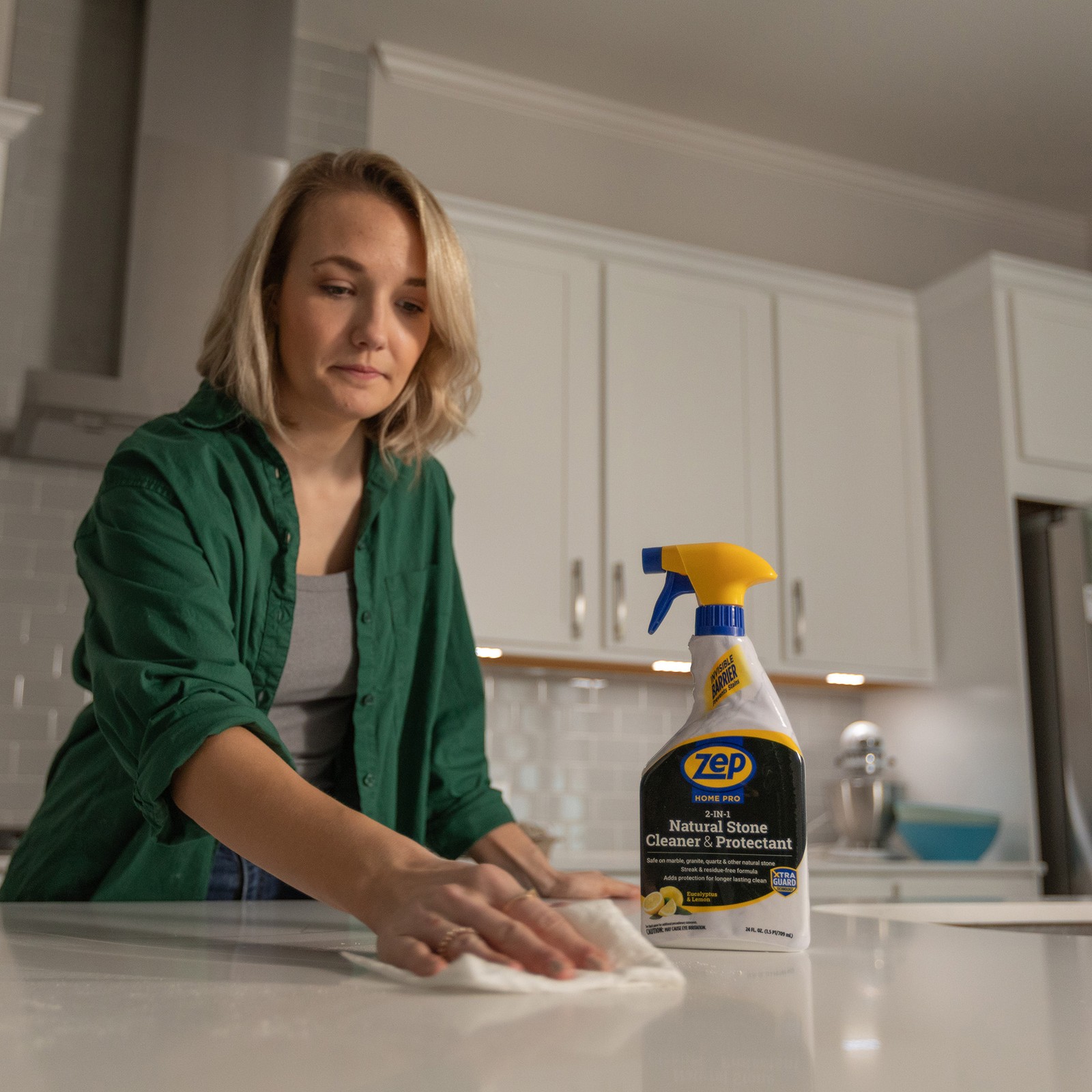 Zep NEW Home Pro 2-In-1 Marble, Granite & Stone Cleaner – 24 Fl. oz. (Case of 6)