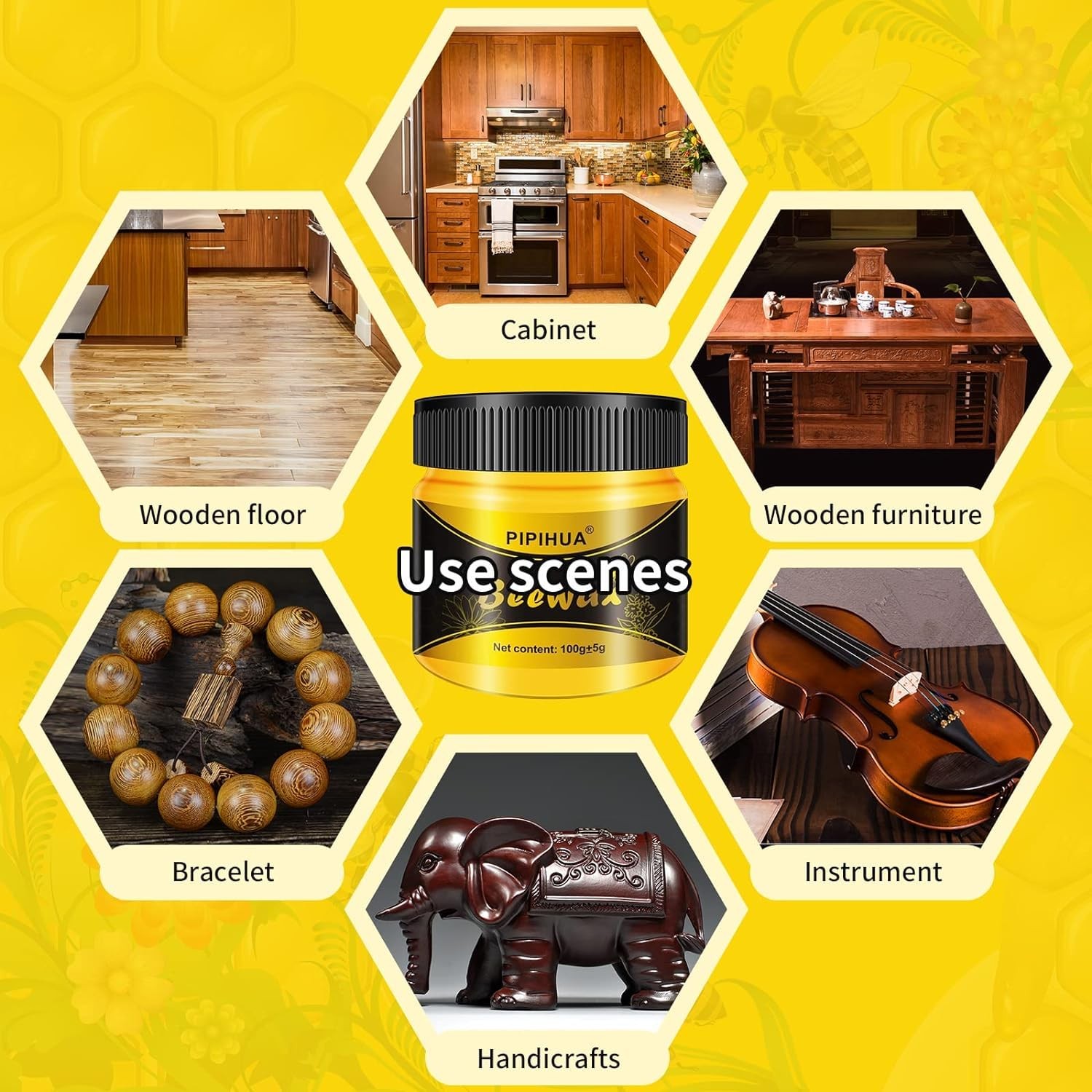 Beeswax Polish and Conditioner for Wood Furniture – Waterproof & Restorer Woo…