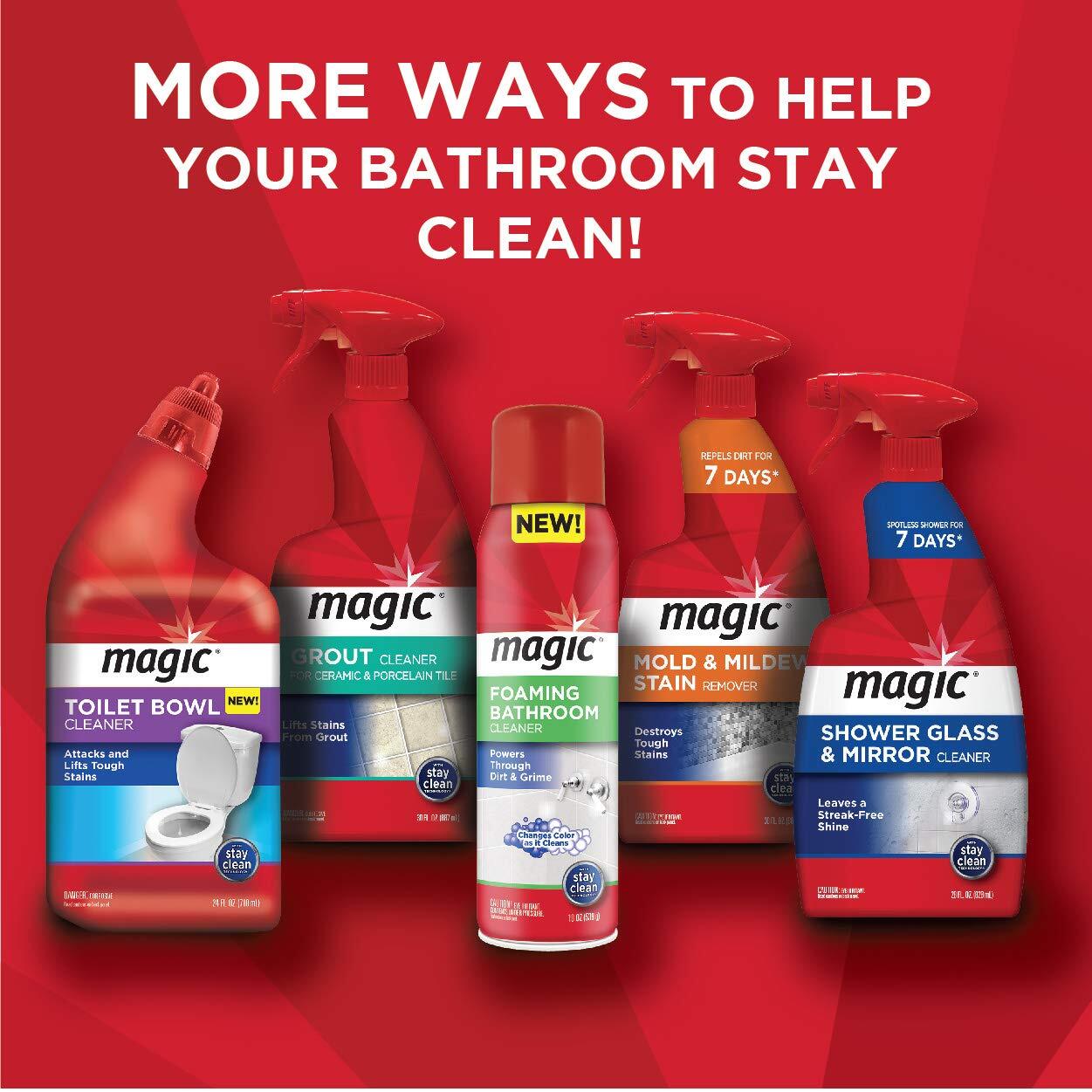 MAGIC Shower Glass & Mirror Cleaner Trigger, 28 fl oz