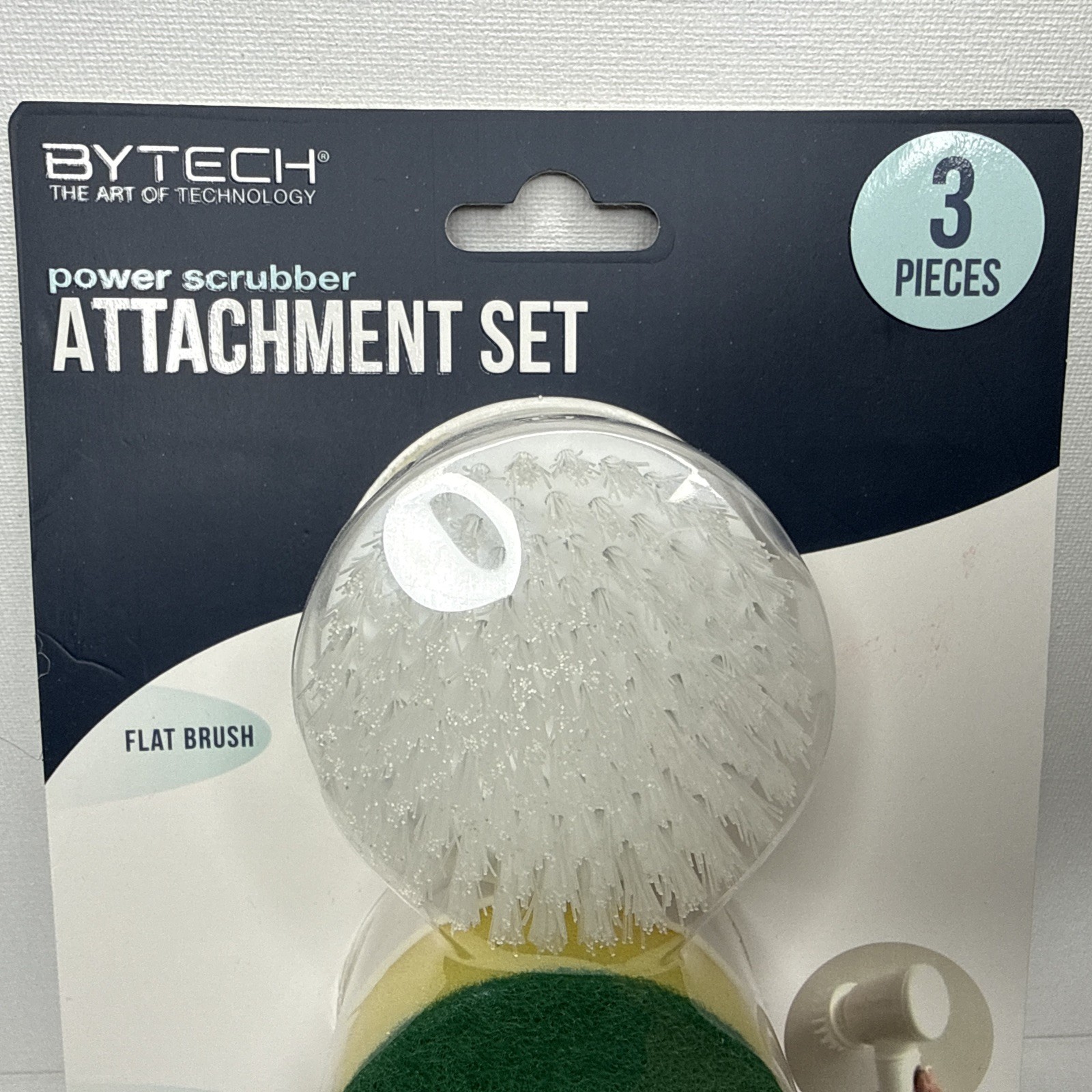 Bytech Power Scrubber 3 Piece Attachment Set BY-HH-MC-104-X3 Sealed