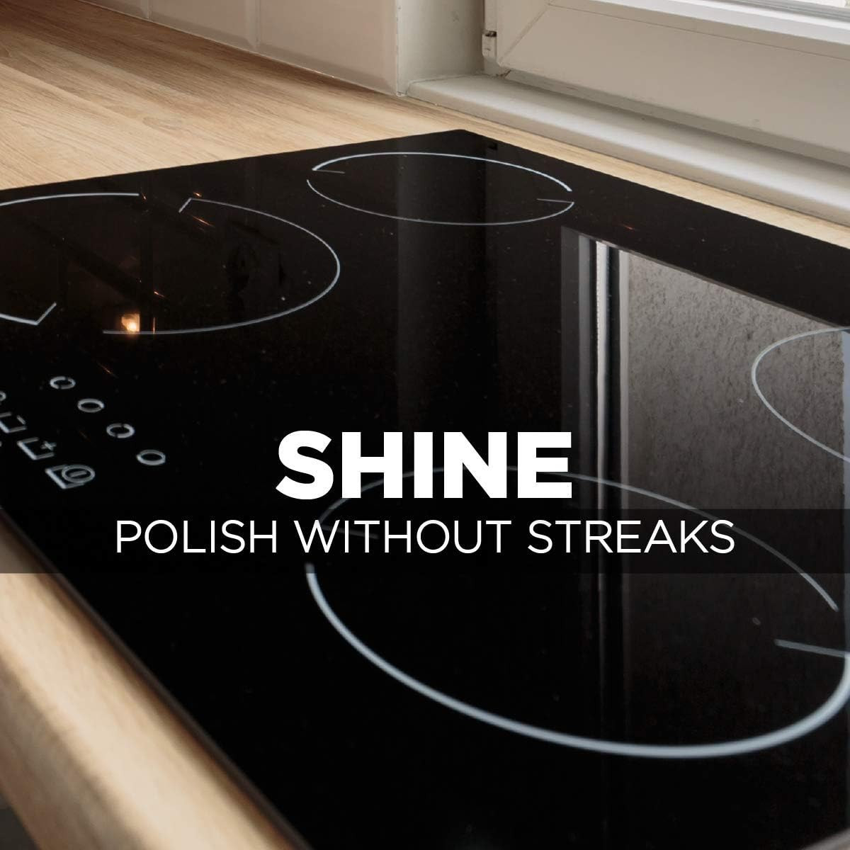 Glass Cooktop Heavy Duty Cleaner & Polish – Shines and Protects Glass/Ceramic Sm