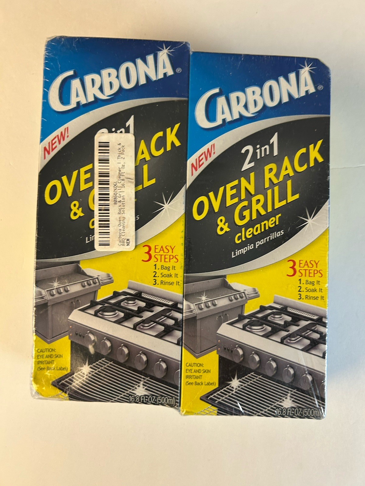 2 Carbona Pro Care Oven Rack and Grill Cleaner Kit 16.8OZ New Sealed