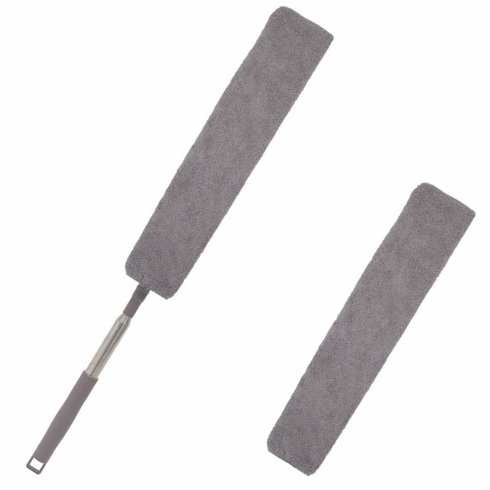 Retractable Gap Dust Cleaner Under Refrigerator/Sofa Cleaning Tool Microfiber