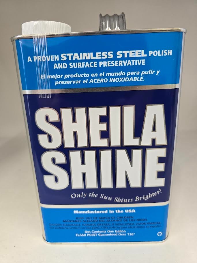 Sheila Shine 1 gallon can of Stainless steel cleaner and polish