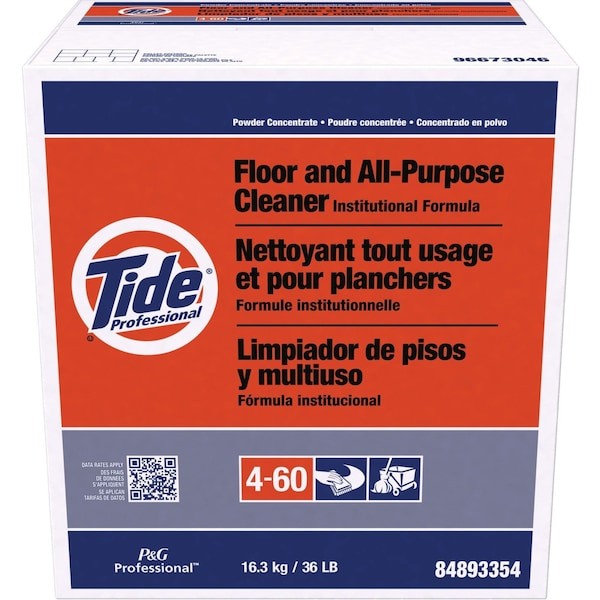Tide 02364 Floor Cleaner, 36 Lb., Bland, White