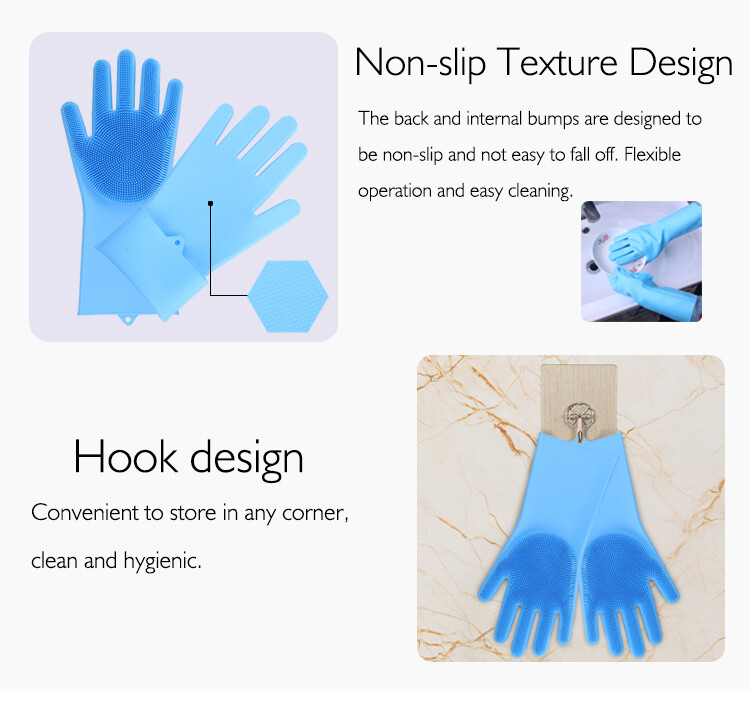 Silicone Gloves – 2 pairs in a pack, Food-Safe Silicone, Heat Resistant