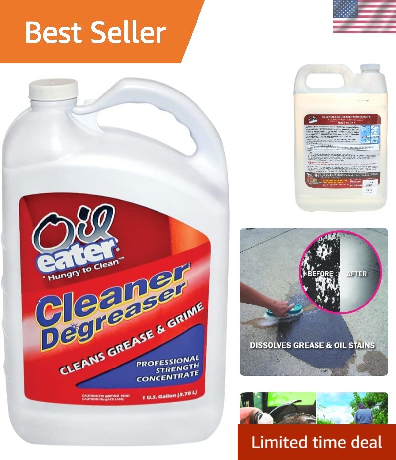 Ultra Concentrated 1 Gallon Cleaner – Dissolves Oil, Grease, & Heavy-Duty Stains