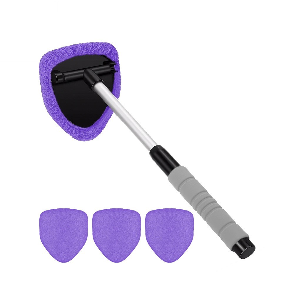 Windshield Cleaning Tool Kit Car Window Glass Wiper Cleaner Brush Extendable