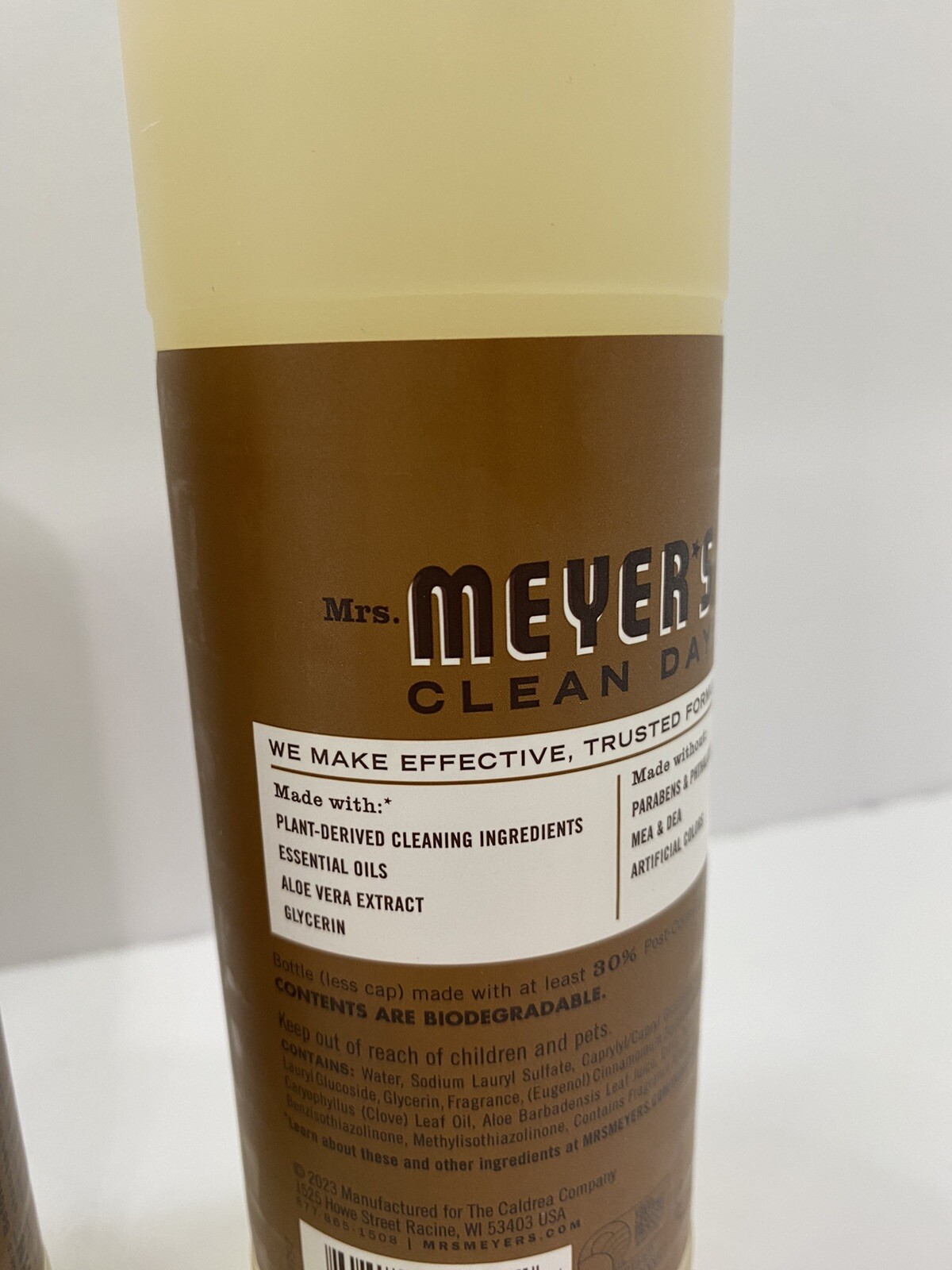 Mrs. Meyer’s Clean Day Dish Soap, Acorn Spice Scent, 16 Ounce Bottle, 3-Pack