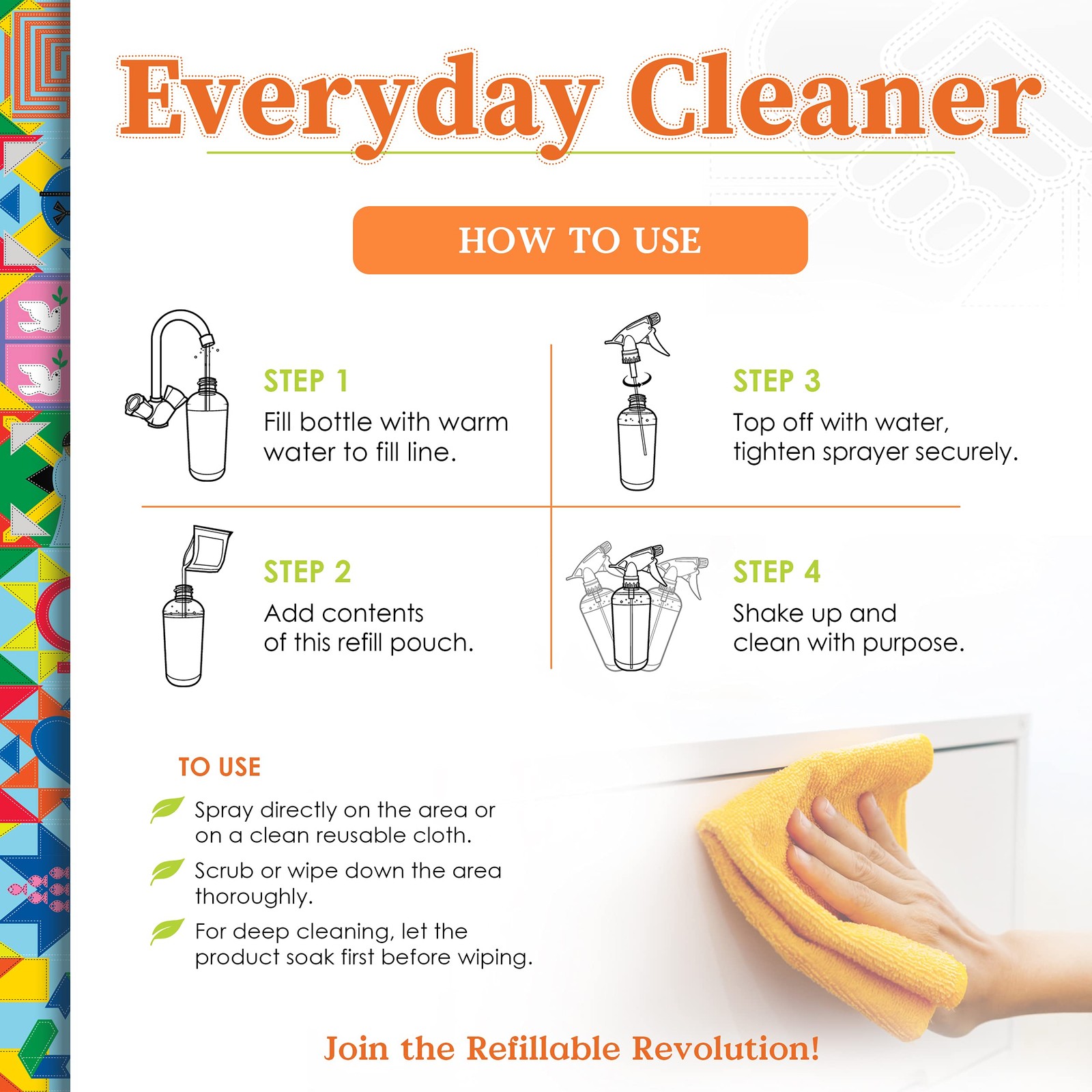 Everyday Cleaner Multipurpose Cleaner Spray Kitchen Counter Cleaner Natural Clea