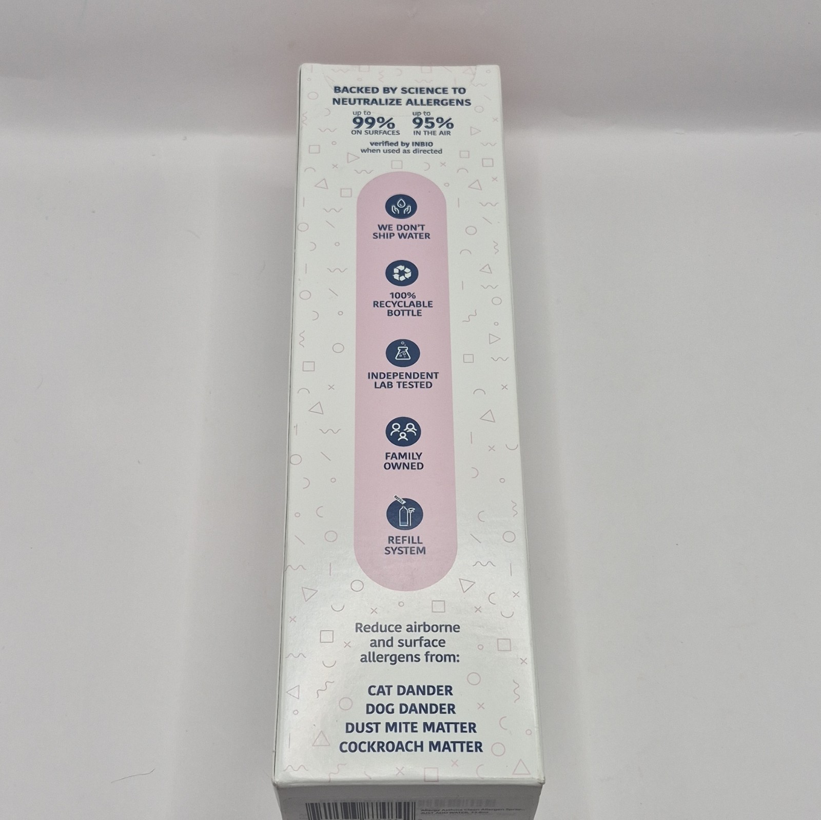 Allergy Asthma Clean Allergen Spray Hypoallergenic Fragrance Free 33.8