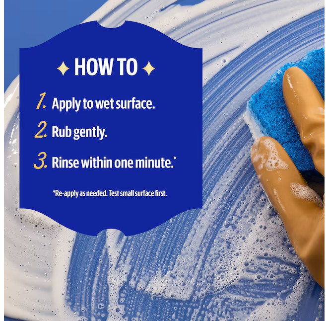 BAR KEEPERS FRIEND Liquid Cleanser All-Purpose Cleaner – 26 oz