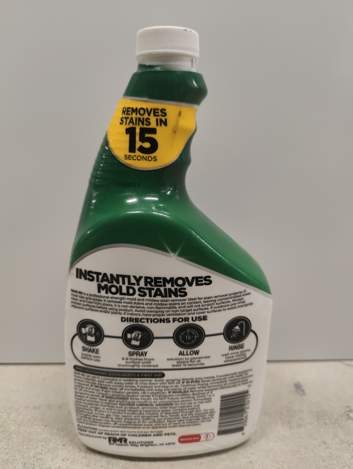 RMR-86 Solutions Instant Mold & Mildew Stain Remover Multi Surface 32oz