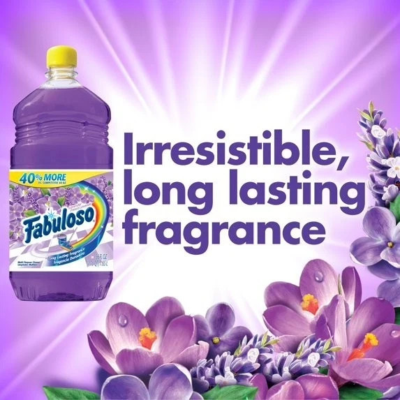 Fabuloso 2X Concentrated Lavender Multi-Purpose Cleaner 128 oz 2 Pack