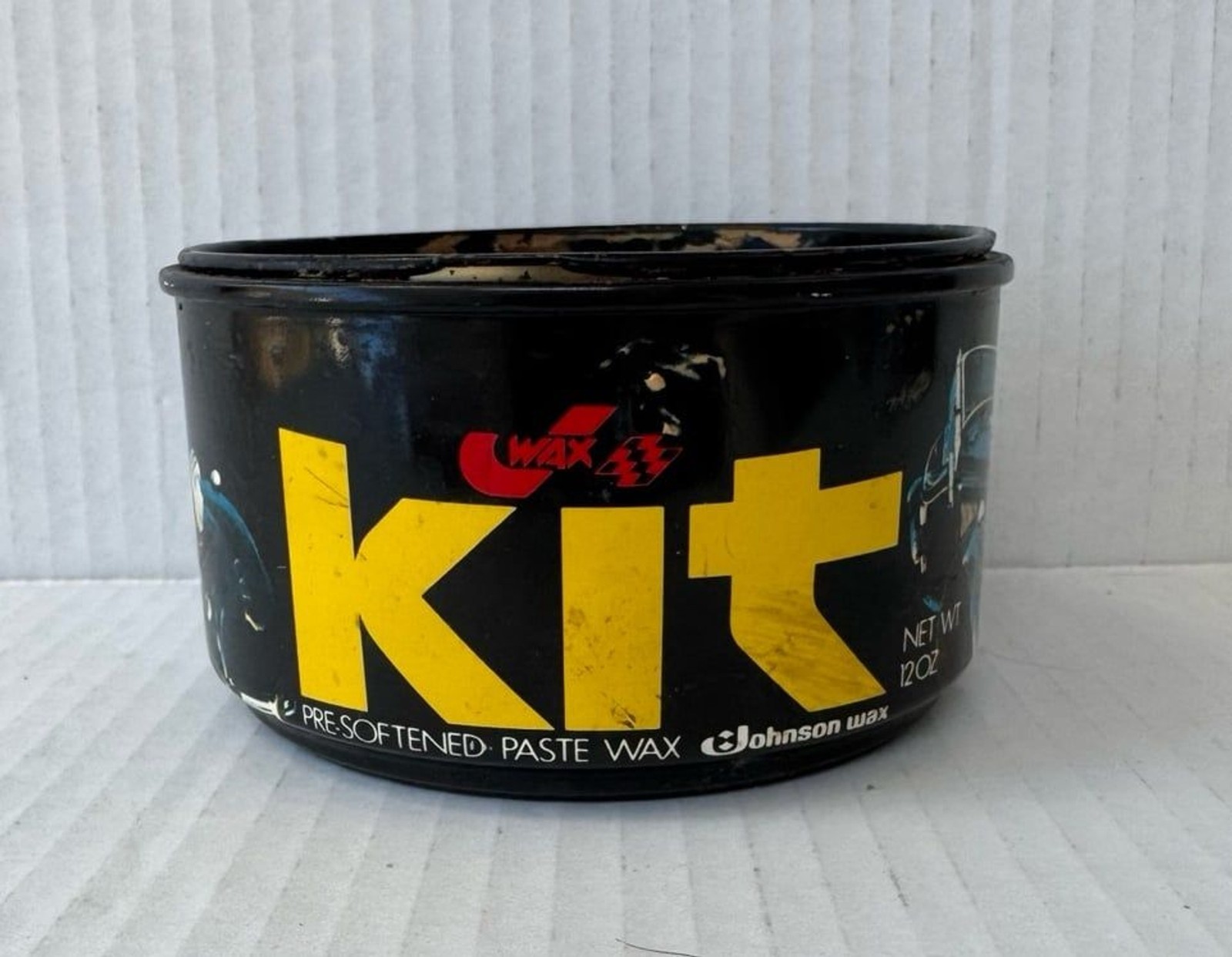 SC Johnson JWax Paste Wax Car Wax Shine 12oz Can Discontinued New Old Stock