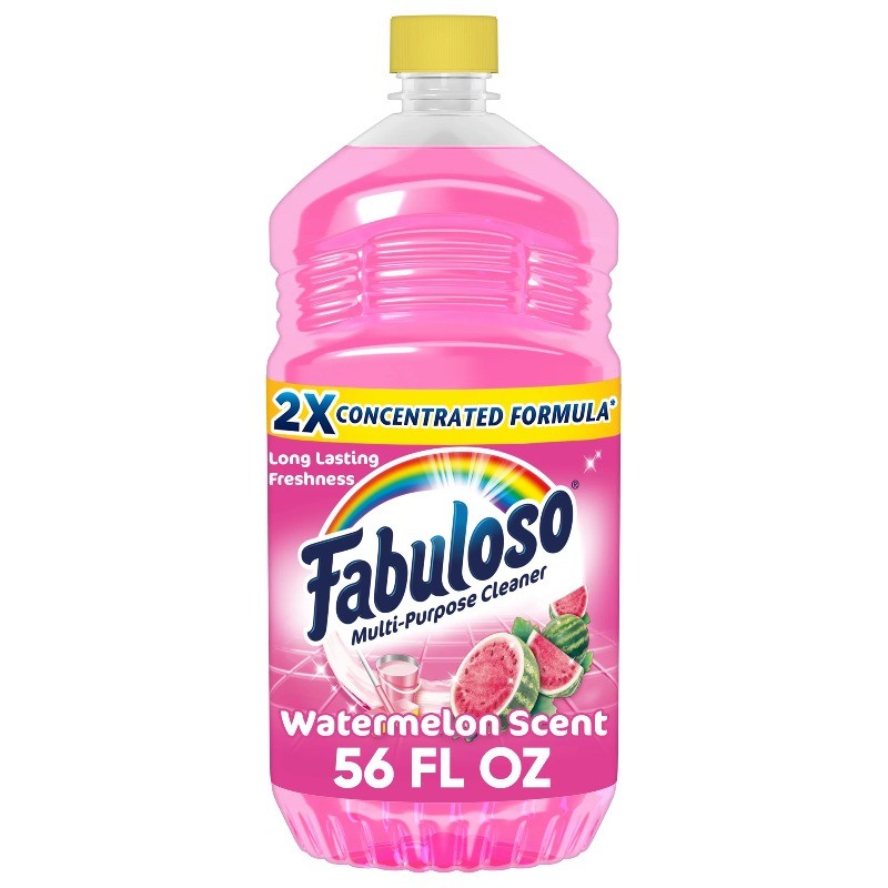(3 pack) Fabuloso Multi Surface All Purpose Floor Cleaner, Watermelon , 56 fl oz