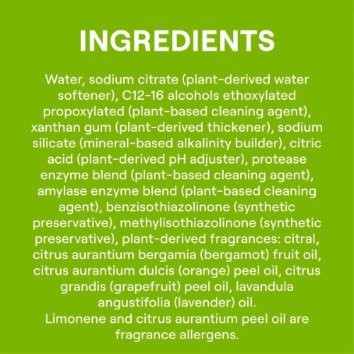 Seventh Generation Ultra Power Dish Detergent Gel 64oz Dye Phos-Free Citrus