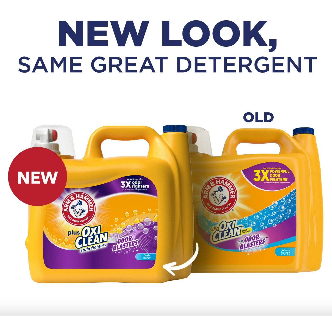 Plus OxiClean Odor Blasters Liquid Laundry Detergent Fresh Burst