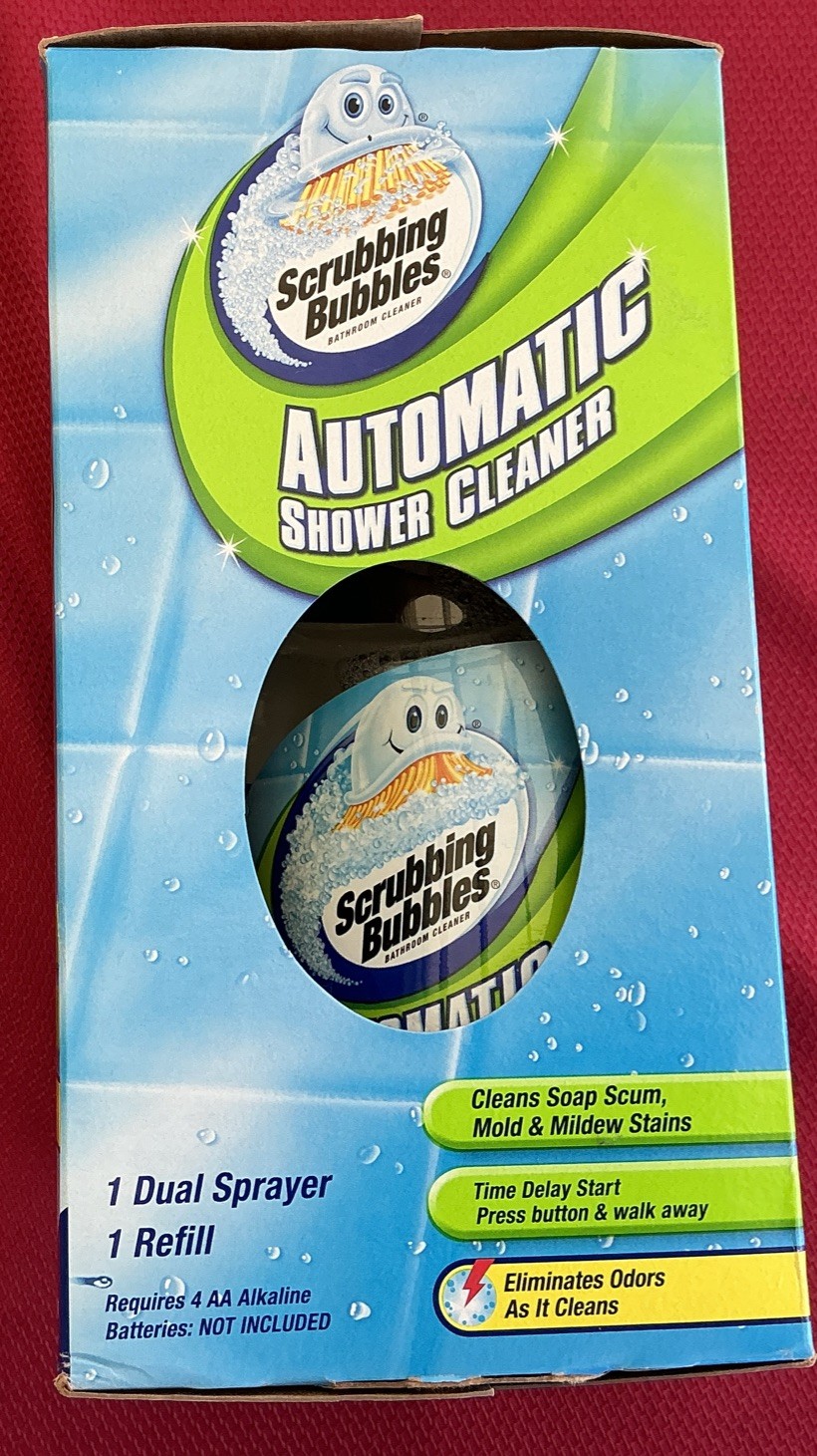 NIB Scrubbing Bubbles Automatic Shower Cleaner Kit Dual Spray with Solution 2009