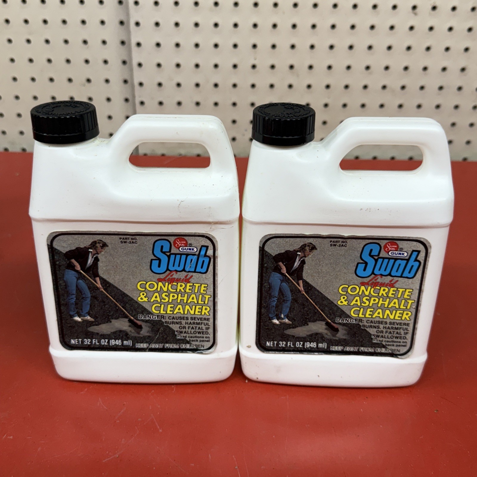 Solder Seal Gunk Swab Liquid Concrete & Asphalt Cleaner 32oz SW-2AC (Lot of 2)