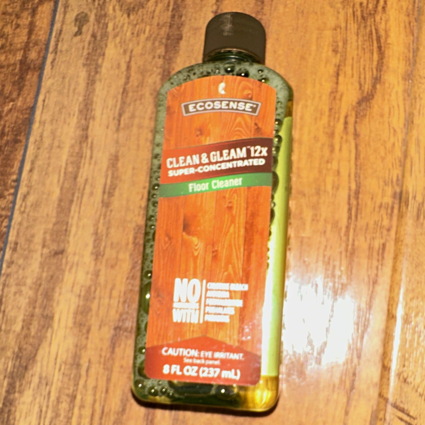 EcoSense Clean & Gleam 12X Concentrated Floor Cleaner 8 fl oz Biodegradable