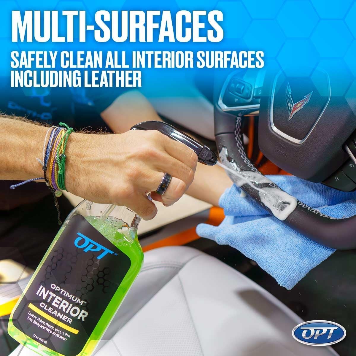 Versatile Car Interior Cleaning Spray – Safe for Leather and Upholstery