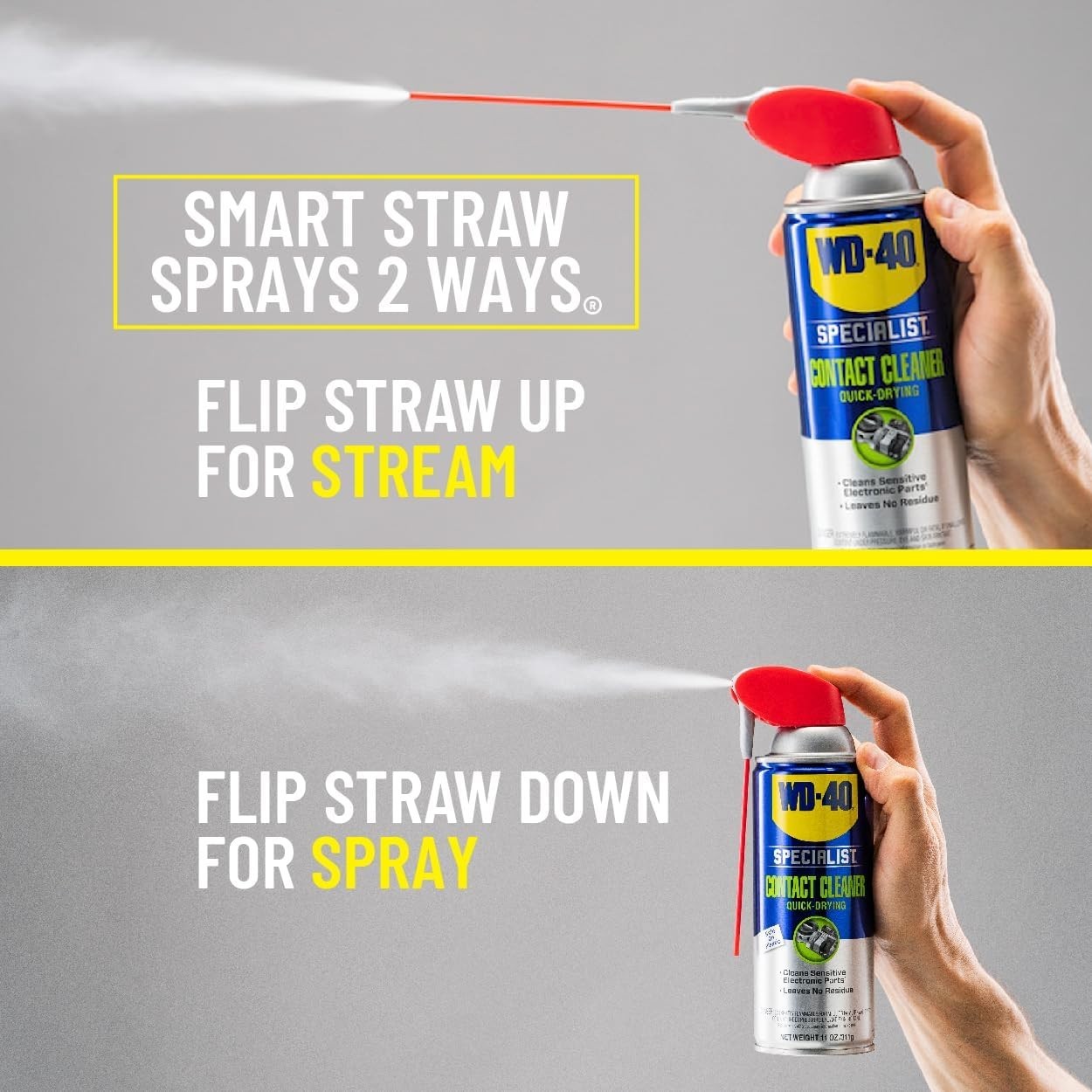 Residue-Free 11oz Specialist Contact Cleaner Spray for Safe Electrical Cleaning