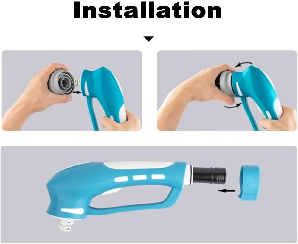 Electric Scrubber Power Cordless, Portable 360 Handheld Washing Cleaning Machine