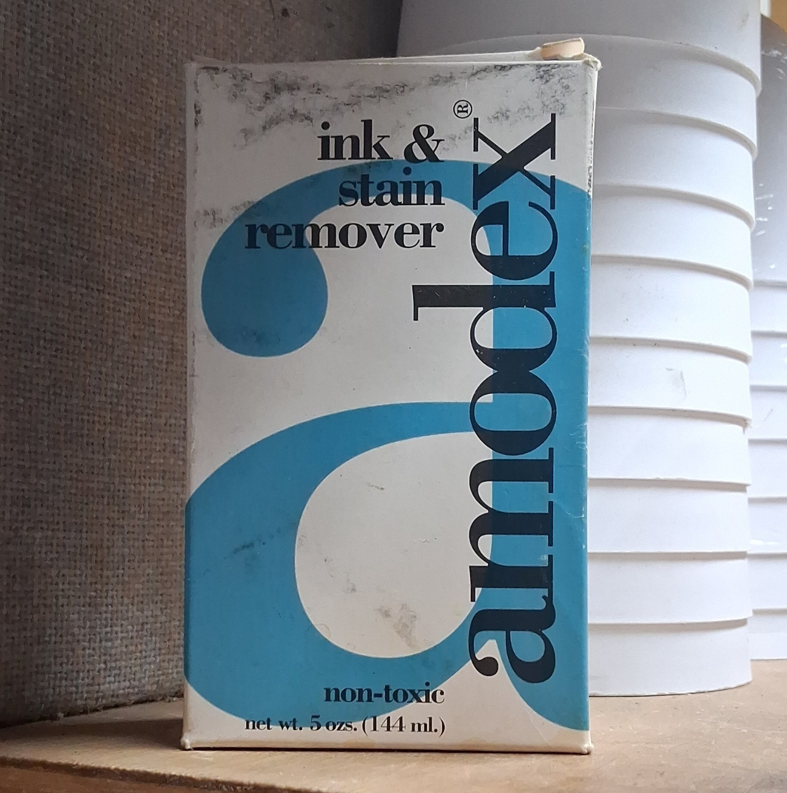 Amodex Non-Toxic Liquid Ink & Stain Remover for Fabric, 5 oz / 144 mL