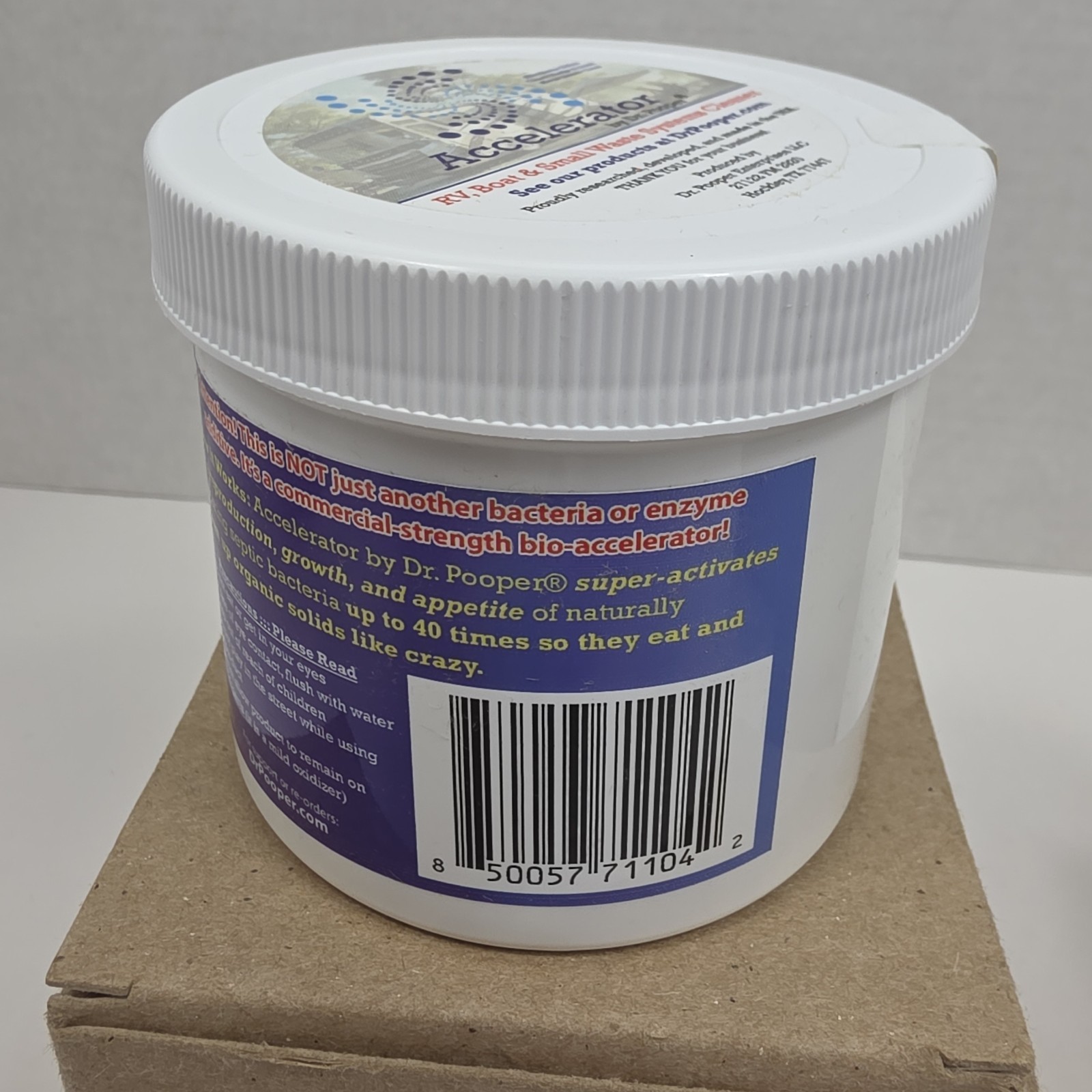 Accelerator By Dr. Pooper – RV Boat Small Waste Systems Cleaner Powder – 3 Pack!